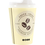 Obrázek z LONKA Ponožky v kelímku s motivem kávy COFFEE vzor 3 