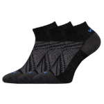 Obrázek z VOXX Ponožky krátké slabé REX 15 bavlněné ČERNÉ (3 páry) 