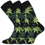 Obrázek z LONKA Ponožky pánské vtipné DEPATE s obrázky TRÁVY (3 páry) 