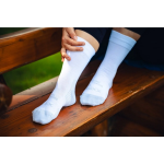 Obrázek z VOXX Ponožky slabé z merino OPTIMUS s ionty stříbra BÍLÉ 