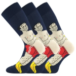 Obrázek z LONKA Ponožky pánské vtipné WOODOO s obrázky PIVAŘE (3 páry) 