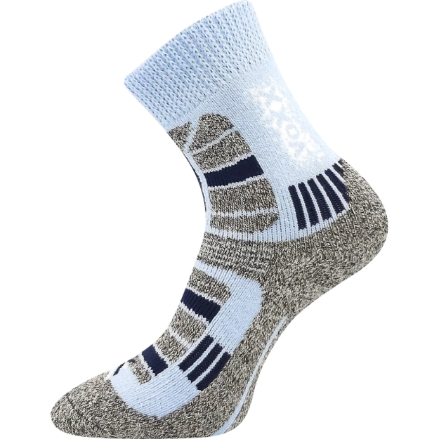 Obrázek z VOXX Ponožky dětské zimní TRACTION vlněné SVĚTLE MODRÉ 