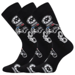 Obrázek z LONKA Ponožky pánské vtipné DEPATE s obrázky POLICIE (3 páry) 