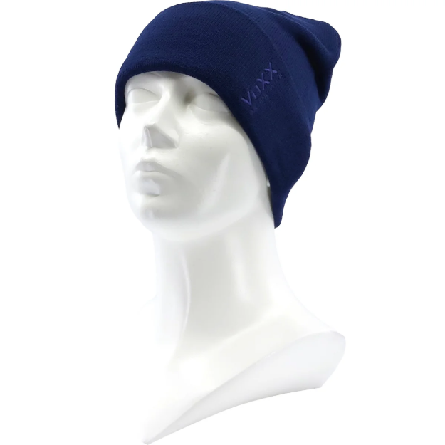 Obrázek z VOXX Čepice pánská pletená LEVORG ohrnovací TMAVĚ MODRÁ 