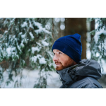 Obrázek z VOXX Čepice pánská pletená LEVORG ohrnovací TMAVĚ MODRÁ 