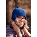 Obrázek z VOXX Čepice pánská pletená LEVORG ohrnovací TMAVĚ MODRÁ 