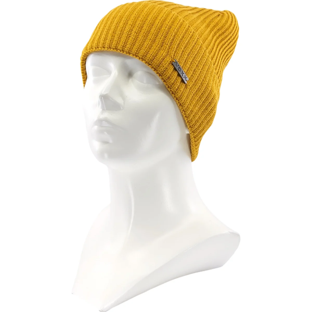 Obrázek z VOXX Čepice dámská pletená TERRACANA s viskózou HOŘČICOVÁ 