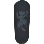 Obrázek z VOXX Ponožky dámské sportovní MICINA s kočkou na chodidle ČERNÉ 