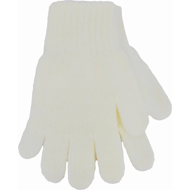 Obrázek z BOMA Rukavice dětské pletené GLORY zimní SMETANOVÉ 