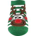 Obrázek z LONKA Ponožky dámské froté CUPID ABS se sobem ZELENÉ (3 páry) 