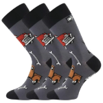 Obrázek z LONKA Ponožky pánské vtipné DEPATE s obrázky AUTA (3 páry) 