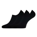 Obrázek z VOXX Ponožky extra nízké bavlněné HAGRID černé (3 páry) 