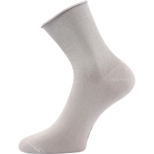 Obrázek z LONKA Ponožky dámské medicine FLOUI bavlněné SVĚTLE ŠEDÉ (3 páry) 