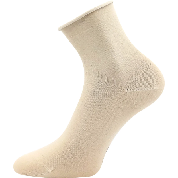 Obrázek z LONKA Ponožky dámské medicine FLOUI bavlněné BÉŽOVÉ (3 páry) 