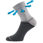 Obrázek z LONKA Ponožky medicine bavlněné ROGER 01 šedé (3 páry) 