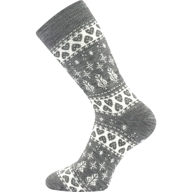 Obrázek z VOXX Ponožky dámské silné ZIMONA šedé melé 