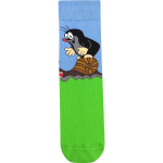 Obrázek z BOMA Ponožky společenské KR 211 s obrázkem Krtka MODRÉ (3 páry) 