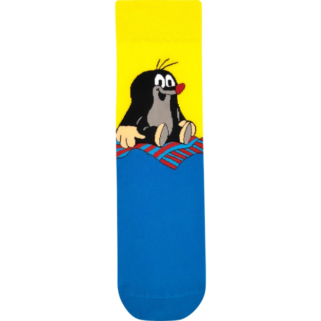 Obrázek z BOMA Ponožky společenské KR 211 s obrázkem Krtka ŽLUTÉ (3 páry) 