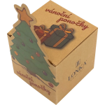 Obrázek z LONKA Ponožky slabé vánoční DAMER obrázkové s VÁNOČNÍMI OZDOBAMI (3 páry) 