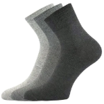 Obrázek z BOMA Ponožky bambusové EKOM 3pár ŠEDÝ MIX 