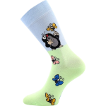 Obrázek z BOMA Ponožky společenské KR 111 s obrázkem Krtka MIX 1 barevné (3 páry) 