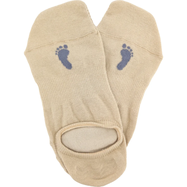 Obrázek z VOXX Ponožky anatomicky tvarované BAREFOOT SNEAKER neviditelné BÉŽOVÉ (3 páry) 
