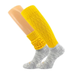 Obrázek z VOXX Ponožky dámské zimní NARVIK s merinem a alpakou ŽLUTÉ 
