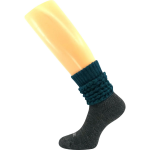 Obrázek z VOXX Ponožky dámské zimní NARVIK s merinem a alpakou PETROLEJOVÉ 