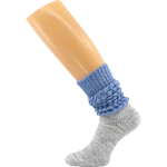 Obrázek z VOXX Ponožky dámské zimní NARVIK s merinem a alpakou SVĚTLE MODRÉ 