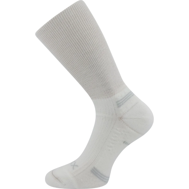 Obrázek z VOXX Ponožky dvouvrstvé s jemným lemem WANAK z merino vlny BÍLÉ 