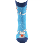 Obrázek z LONKA Ponožky společenské vtipné DEVIVE s obrázky ZAJÍČKŮ (3 páry) 