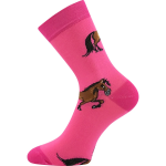 Obrázek z LONKA Ponožky dívčí slabé HORSIK s KONÍČKY (3 páry) 