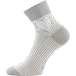 Obrázek z LONKA Ponožky dámské slabé JANKA letní MIX s proužky a obrázky (3 páry) 