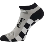 Obrázek z LONKA Ponožky barevné DEWOW s obrázky ŠACHY (3 páry) 