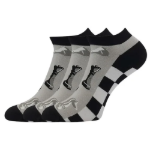 Obrázek z LONKA Ponožky barevné DEWOW s obrázky ŠACHY (3 páry) 