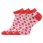 Obrázek z LONKA Ponožky barevné DEWOW s obrázky JAHOD (3 páry) 