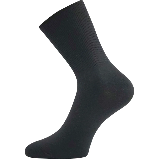 Obrázek z LONKA Ponožky dámské HARMONA s medicine lemem ČERNÉ (3 páry) 