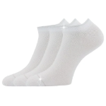 Obrázek z LONKA Ponožky dámské bambusové nízké FALUXANA s lurexem BÍLÉ (3 páry) 
