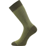 Obrázek z LONKA Ponožky pánské žakárové ŽERYK s bavlnou KHAKI (3 páry) 