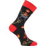 Obrázek z LONKA Ponožky unisex mikulášské TREPIFAJXL s obrázky ČERTŮ (3 páry) 