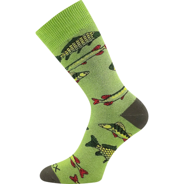 Obrázek z VOXX Ponožky fishing LOVIX 02 froté s obrázkem RYB 01 (3 páry) 