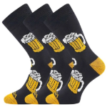 Obrázek z VOXX Ponožky pro pivaře PIVoXX FROTÉ s obrázkem PIVNÍCH PŮLLITRŮ (3 páry) 