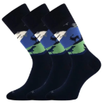 Obrázek z VOXX Ponožky slabé hunting LOVIX 01 s loveckými motivy LOVCE (3 páry) 