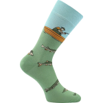 Obrázek z VOXX Ponožky slabé fishing LOVIX 02 s rybářskými motivy RYBÁŘE (3 páry) 