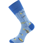 Obrázek z VOXX Ponožky slabé fishing LOVIX 02 s rybářskými motivy RYBOLOVU (3 páry) 