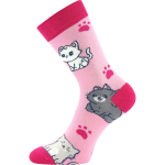 Obrázek z BOMA Ponožky dětské KAITO s obrázky DÍVČÍ mix F (3 páry) 