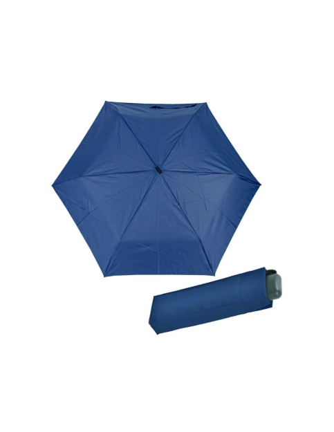 Obrázek z DERBY HIT MINI FLAT - dětský/dámský skládací deštník modrá 