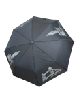 Obrázek z DOPPLER Mini Fiber London - dámský skládací deštník černá 
