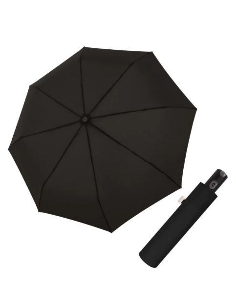 Obrázek z DOPPLER Carbonsteel Magic - dámský/pánský plně automatický deštník černá 