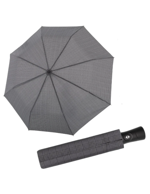 Obrázek z DOPPLER Fiber SUPERSTRONG - Pánský plně automatický zesílený deštník károvaný 